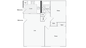 2 Bedroom Apartment