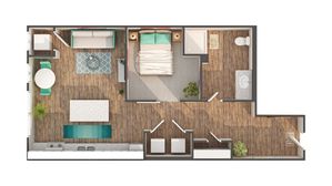 Floor Plan Image | Arrive Loring Park