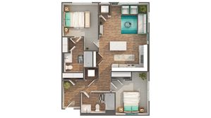 Floor Plan Image | Arrive Loring Park