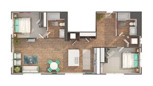 Floor Plan Image | Arrive Loring Park