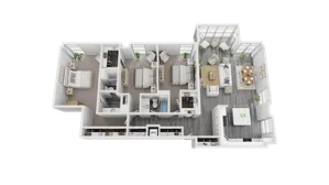 Floorplan Images | Arrive North Bethesda