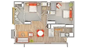 Arrive First Hill | Two Bed