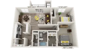renew woodland ranch floorplan 2g
