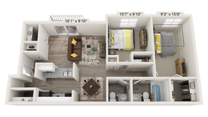 renew woodland ranch floorplan 2h