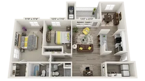 renew woodland ranch floorplan 2c