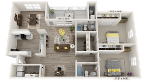 renew woodland ranch floorplan 2f