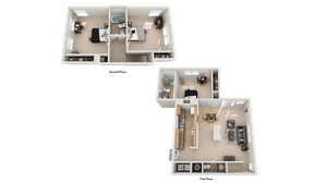 Evergreen 3-Bedroom Floorplan
