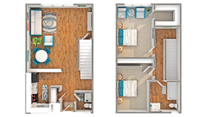 Barberry | Two Bed Townhome