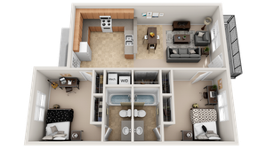 Maddison 2-Bedroom Floorplan