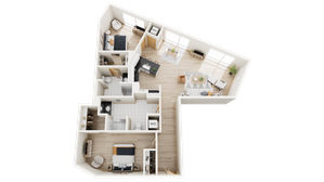 Floorplan Images | Solhaus Apartments