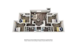 4 Bed/ 2 Bath Apartment