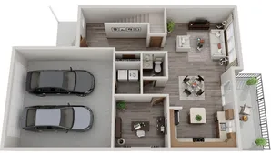 Canter Townhome Floor 1