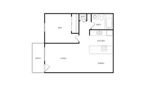 Creekbend | 1 Bedroom
