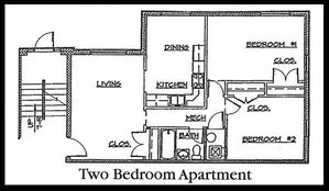 two bedroom apartment
