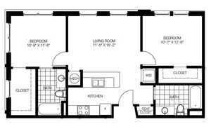 two bedroom apartment