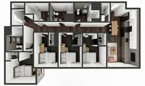 D4 Floor plan layout