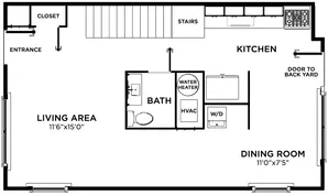 3BR/1.5BA