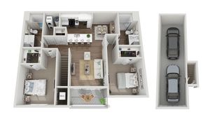 Floor Plan 2F | Seasons at Franklin | Apartments in Franklin, WI