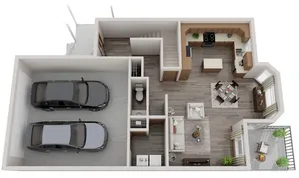 Cascade Townhome Floor 1