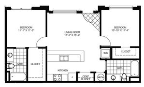 two bedroom apartment