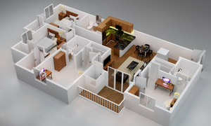 u-Shape kitchen layout