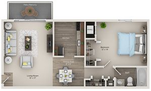 The Pointe at White Marsh (Closed) - One Bedroom-A1Z