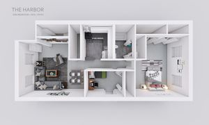 The Harbor - One Bedroom + Den + Patio