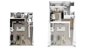 Central Station (Moved to RC) - Brute - 1 BR / 1.5 BA, Townhome