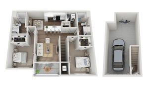 Floor Plan 2E | Seasons at Franklin | Apartments in Franklin, WI