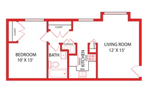Oak Park 1-Bed
