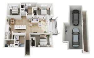 Floor Plan 3B | Seasons at Elgin | Apartments in Elgin, IL