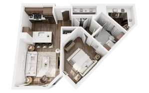 C 1Bed / 1Bath