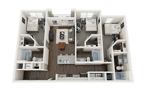 14 SixtyFive C1 Floor Plan