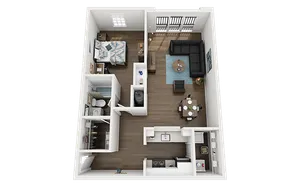 Arden Villas A2 Renovated Floor Plan