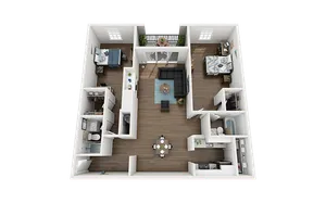 Arden Villas B2 Renovated Floor Plan