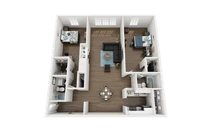 Arden Villas B3 Renovated Floor Plan