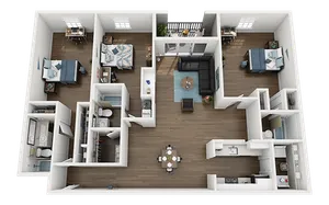 Arden Villas C2 Renovated Floor Plan