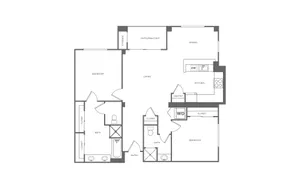 B2 | 2 bed 2 bath | from 1198 square feet