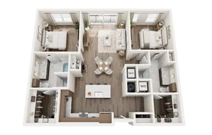 3D K Floor Plan
