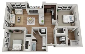 Floor Plan 2C | Arrabelle Apartments | Apartments in Cedarburg, WI