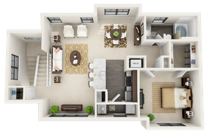 The Austin - 980 sqft.
