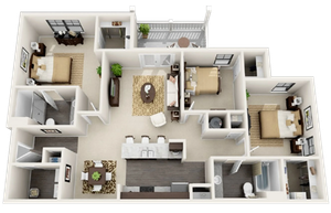 The Houston - 1296 sqft.