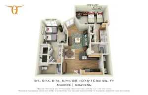 2 BEDROOM
