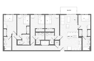 5x5 Balcony A