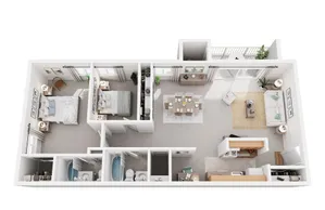 2 Bed 2 Bath