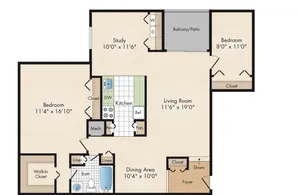 The Cherry 2br1ba