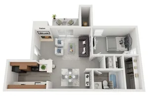 One Bedroom | 728 sqft
