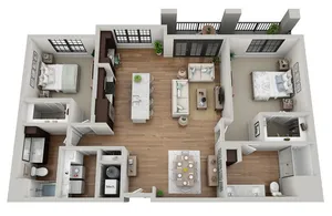 Floor Plan 2H | Arrabelle Apartments | Apartments in Cedarburg, WI