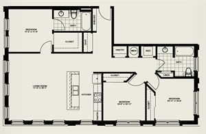 Colony Village C1 Floor Plan