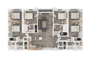 Sparq on Rio Rio Grande 4x4 Floor Plan Image